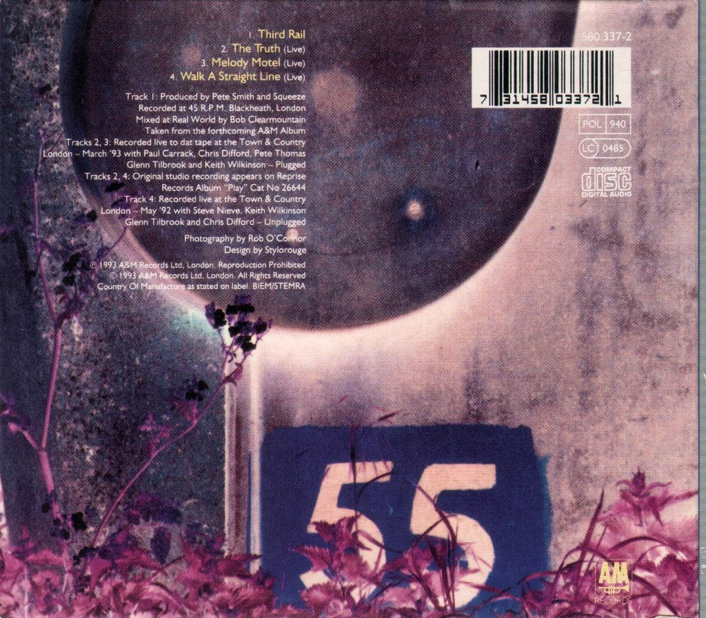 Squeeze - Third Rail - Cd