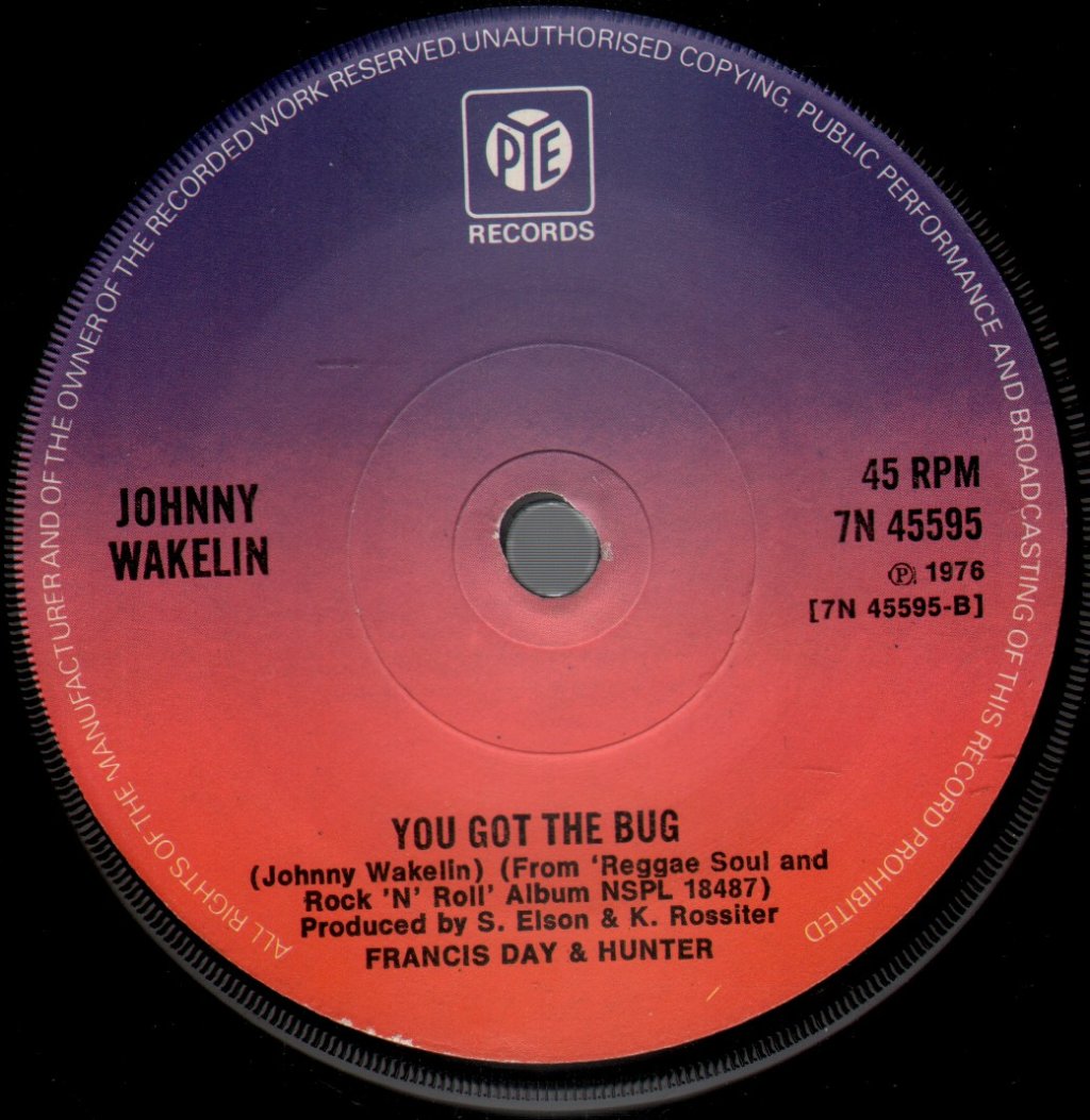 Johnny Wakelin - In Zaire - 7 Inch