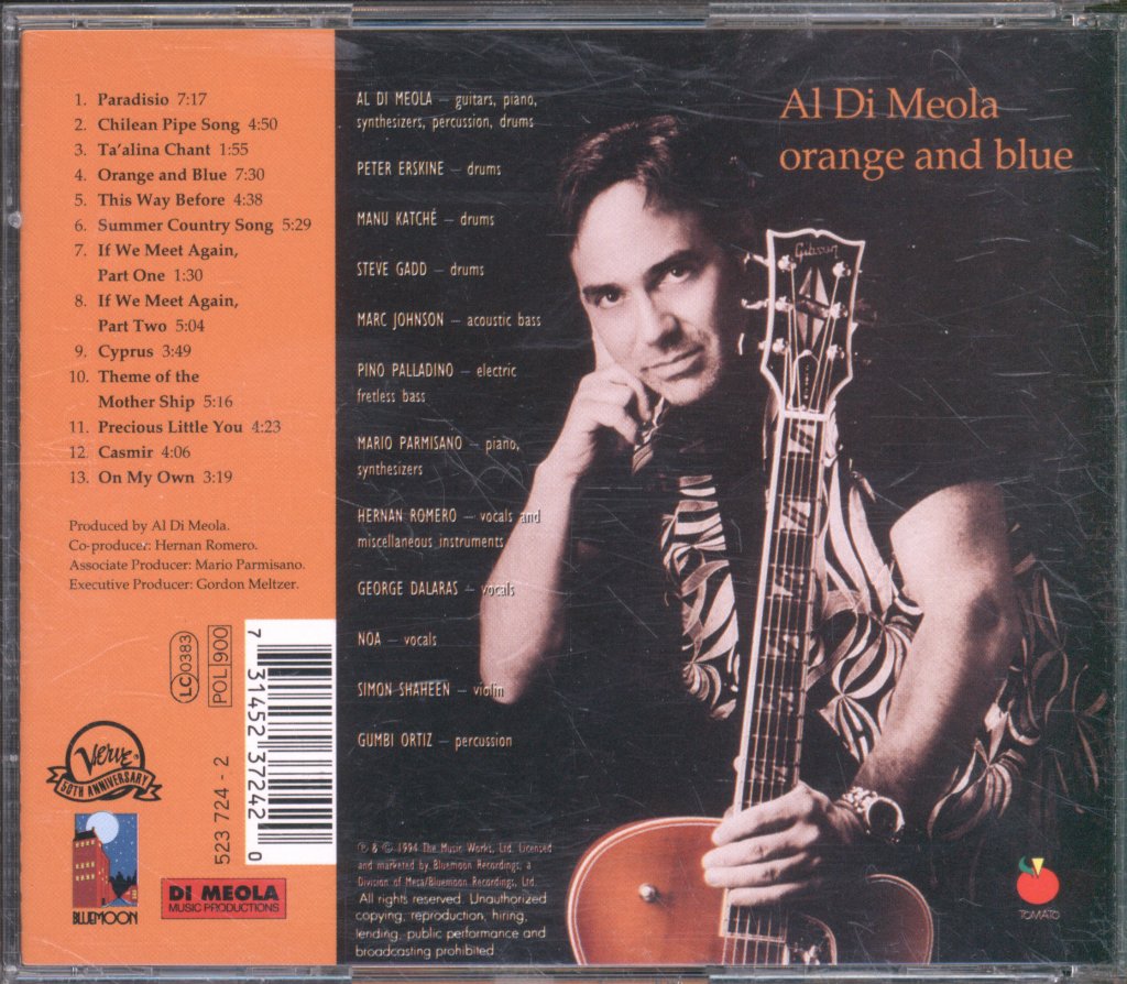 Al Di Meola - Orange And Blue - Cd