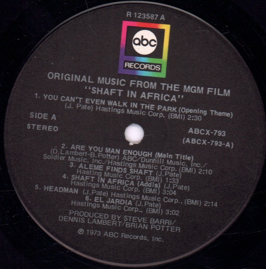 Johnny Pate - Shaft In Africa - Lp