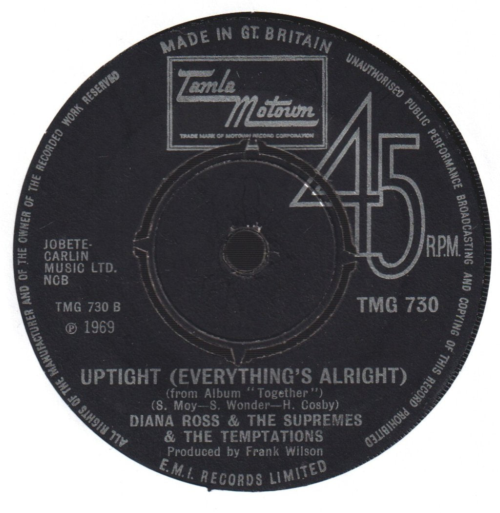 Diana Ross And The Supremes And The Temptations - Why - 7 Inch