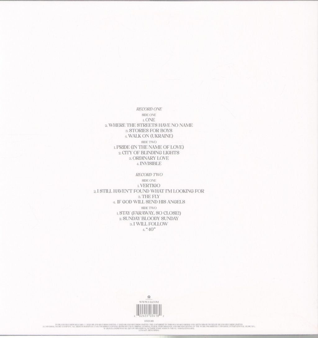 U2 - Songs Of Surrender - Lp