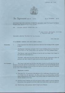 Brother Beyond - Contract For Colston Hall 14/03/90 - Contract Letter