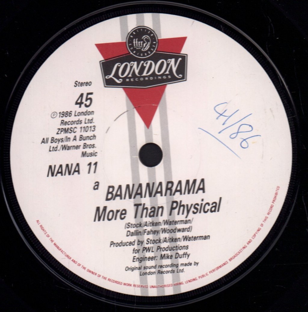 Bananarama - More Than Physical - 7 Inch