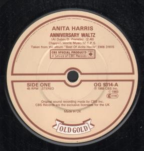 Anita Harris - Anniversary Waltz - 7 Inch