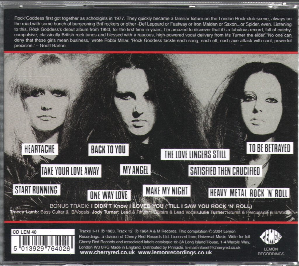 Rock Goddess - Rock Goddess - Cd