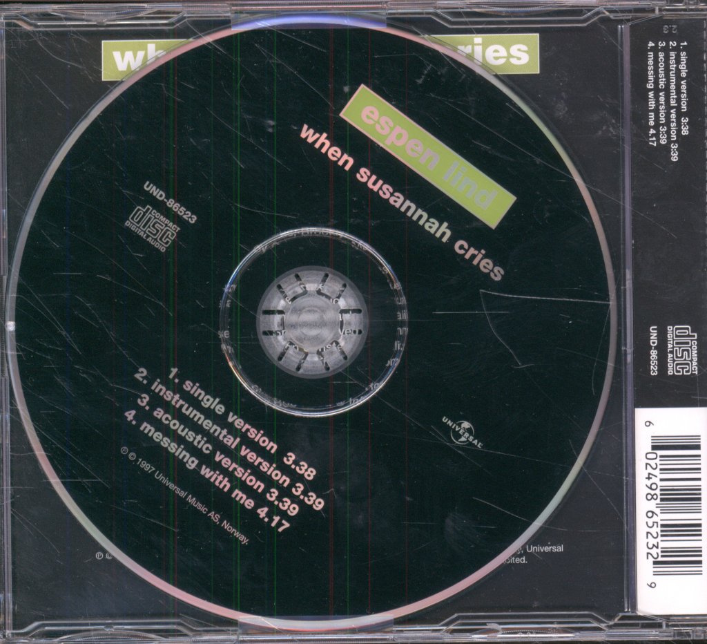 Espen Lind - When Susannah Cries - Cd