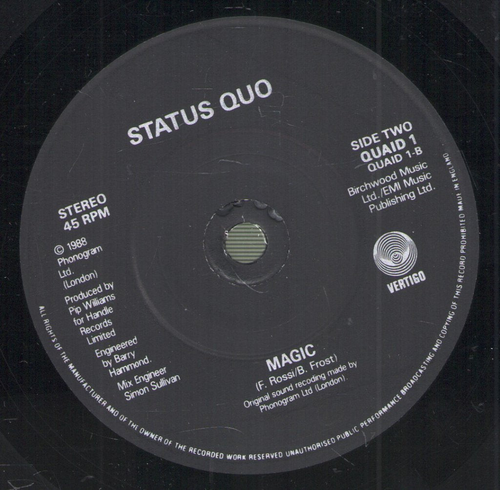 Status Quo - Running All Over The World - 7 Inch