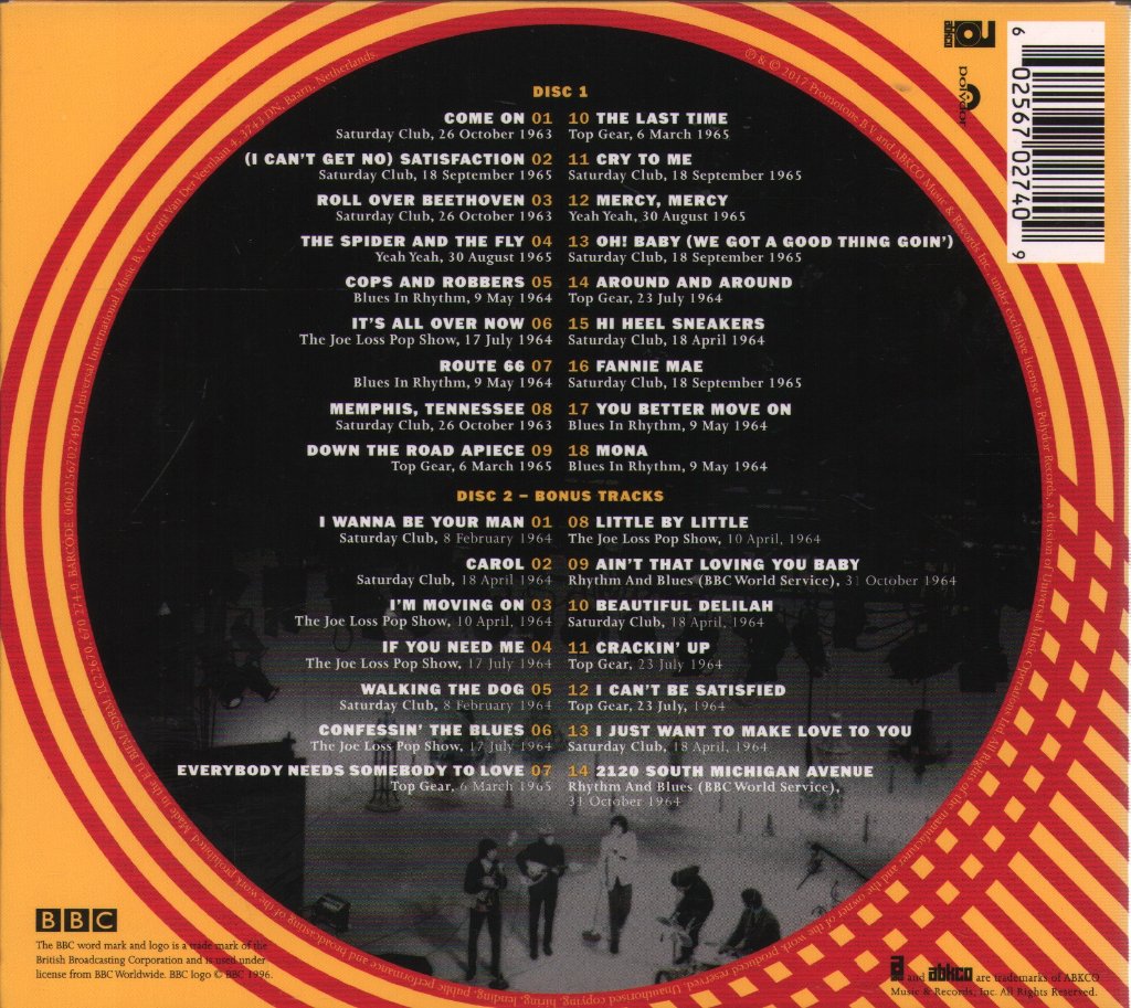 Rolling Stones - Rolling Stones On Air - Double Cd