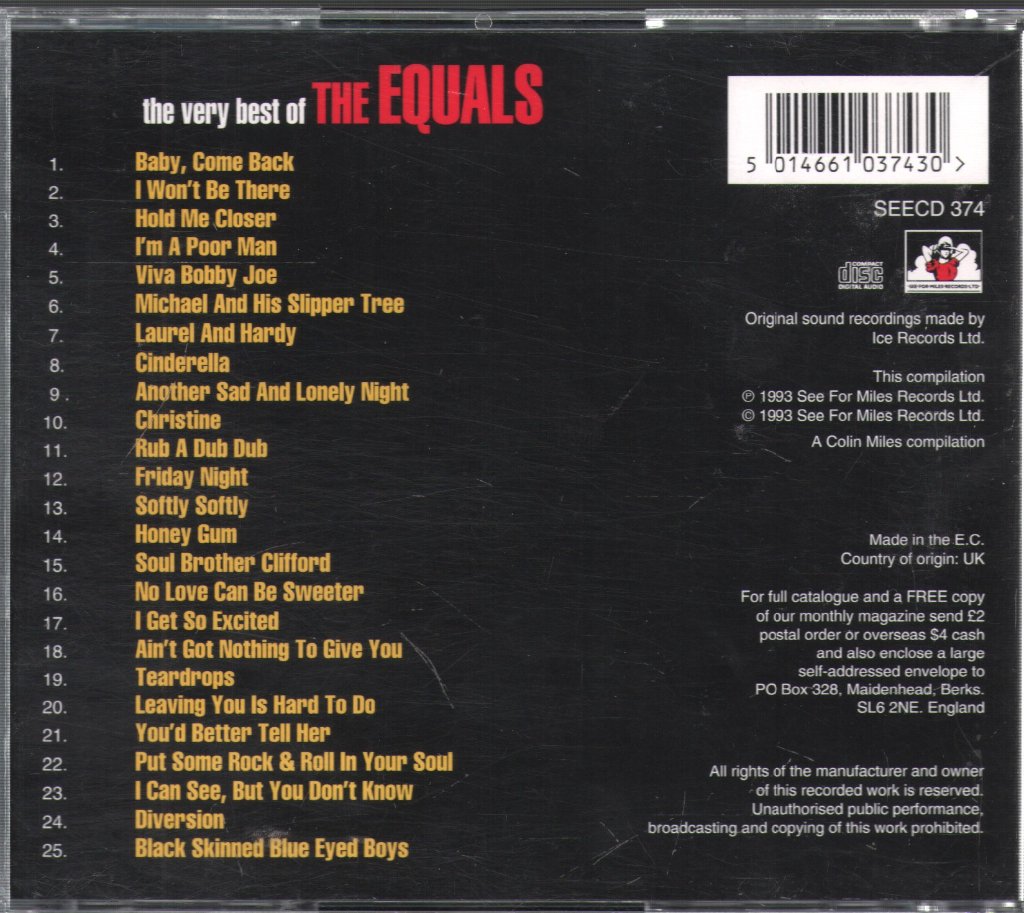 Equals - Very Best Of - Cd