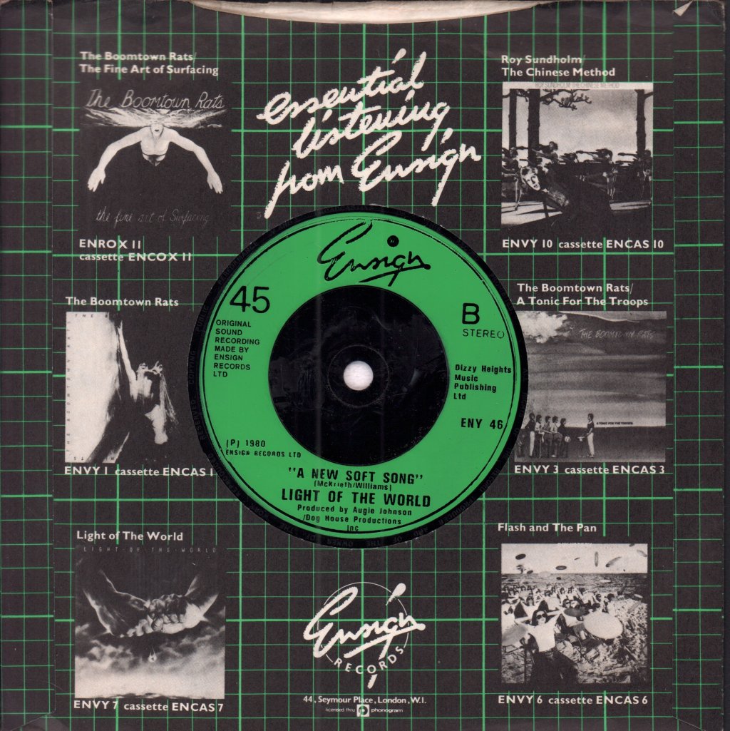 Light Of The World - I Shot The Sheriff - 7 Inch