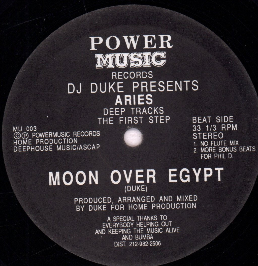 Dj Duke Presents Aries - Moon Over Aries - 12 Inch