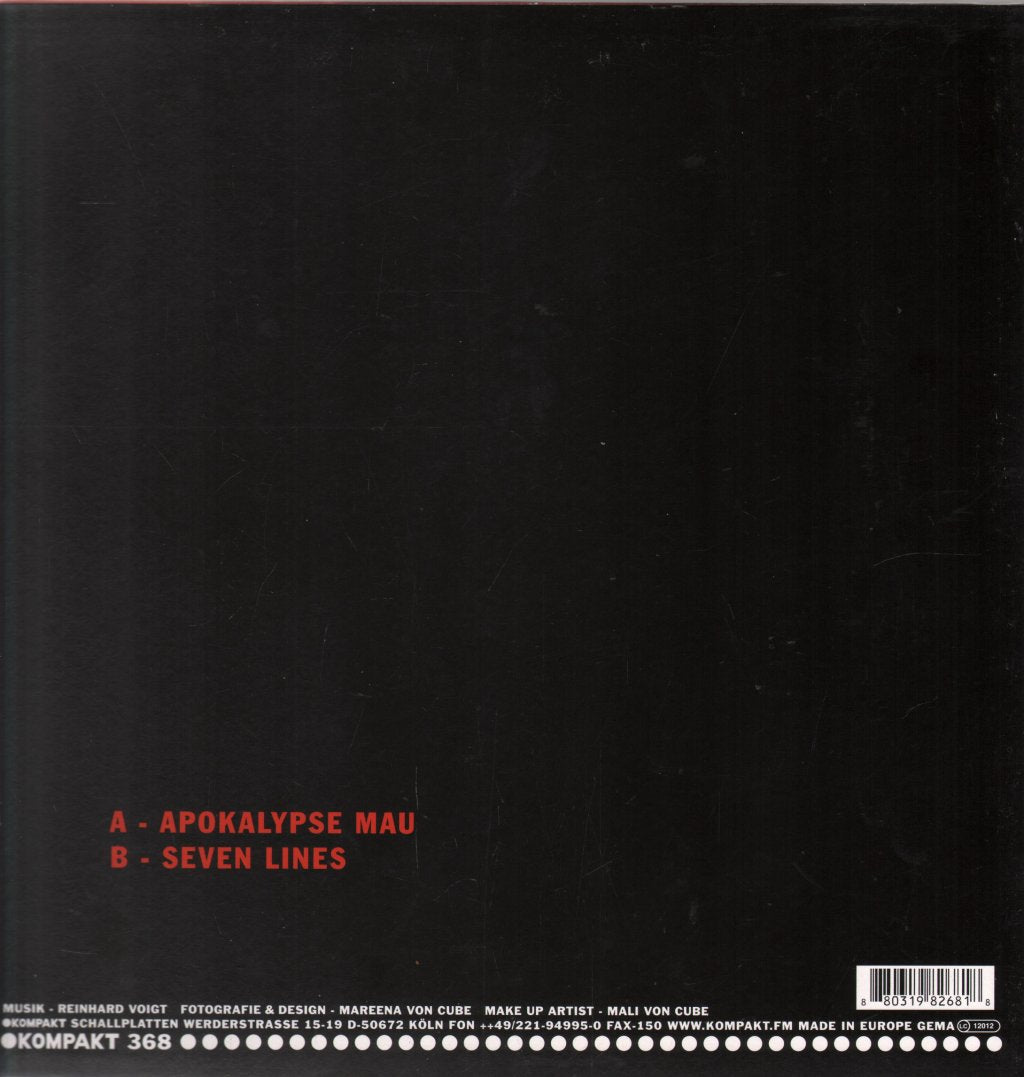 Reinhard Voigt - Apokalypse Mau - 12 Inch