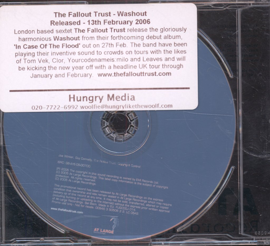 Fallout Trust - Washout - Cd