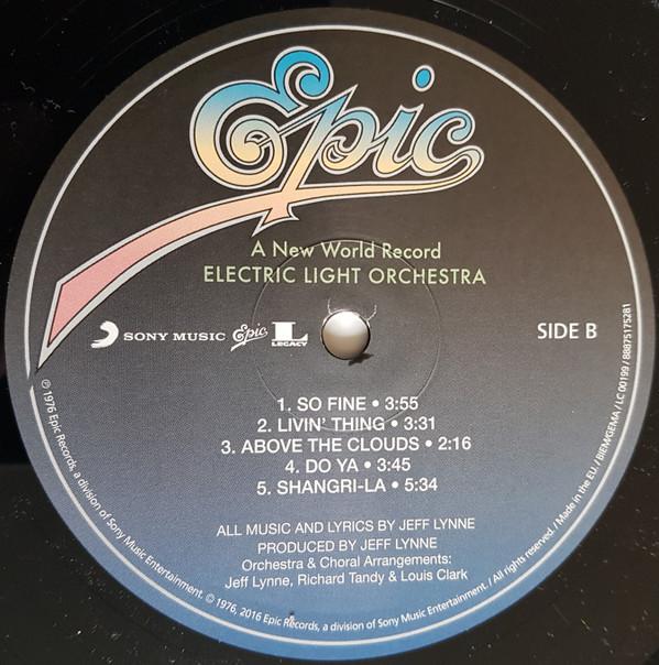 Electric Light Orchestra - A New World Record - Lp