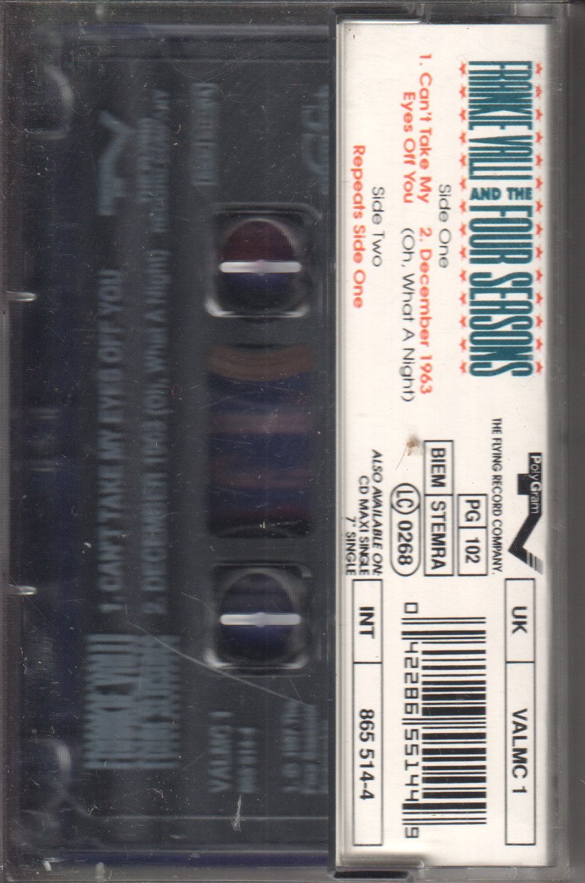 Frankie Valli And The Four Seasons - Can't Take My Eyes Off You - Cassette