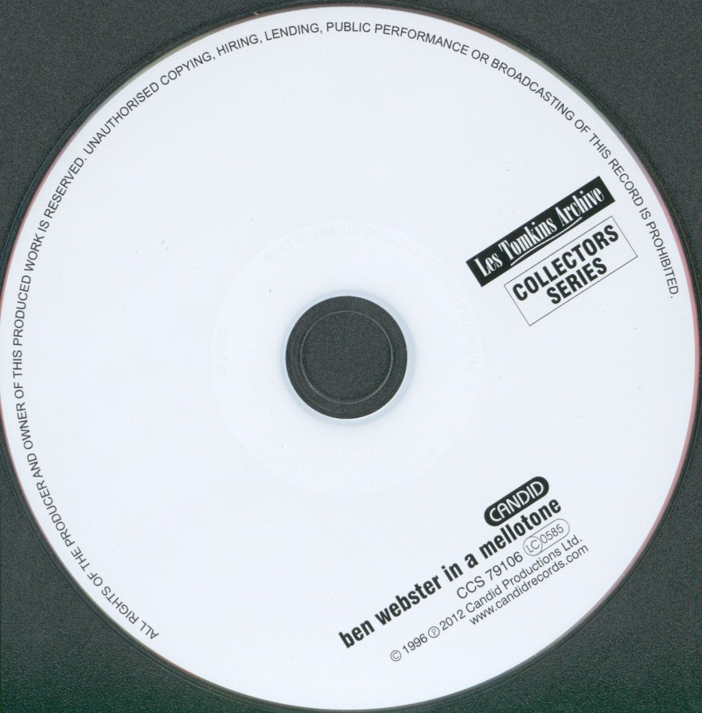 Ben Webster - In A Mellotone - Cd