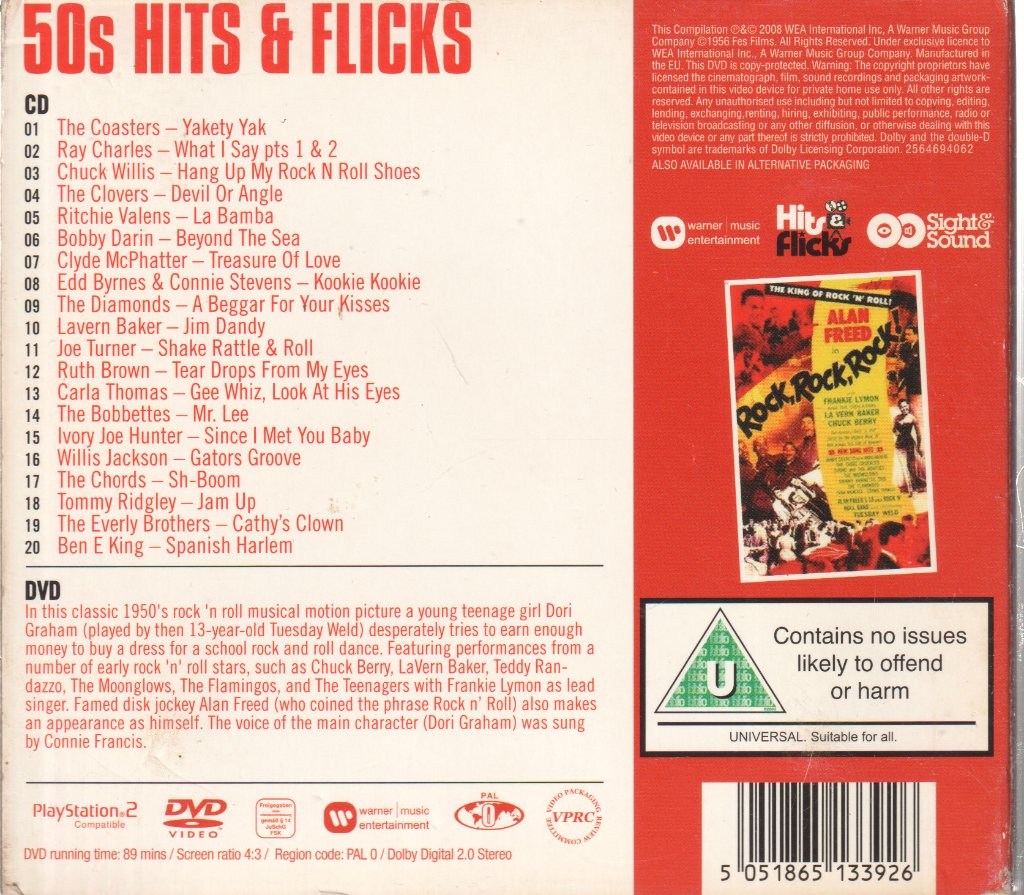 Various Artists - 50s Hits And Flicks - Cd/Dvd