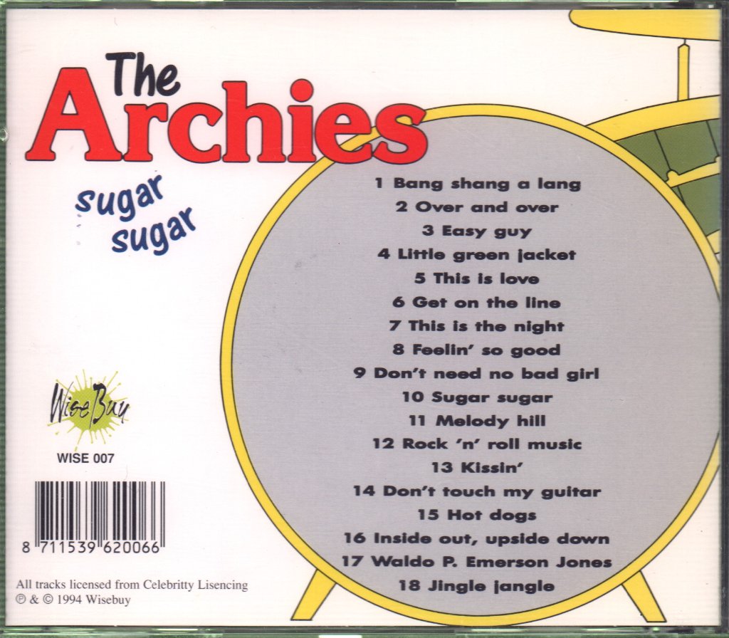 Archies - Sugar Sugar - Cd