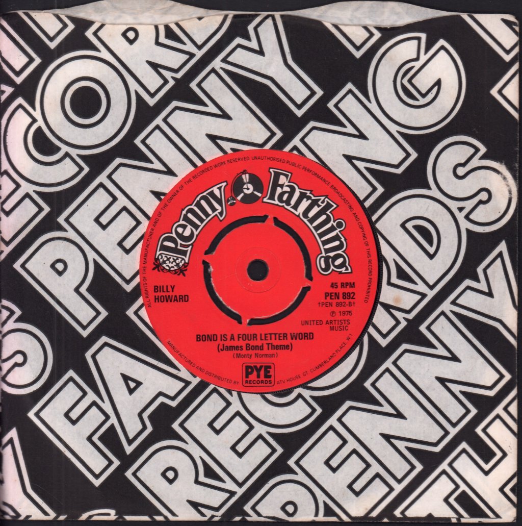 Billy Howard - King Of The Cops - 7 Inch