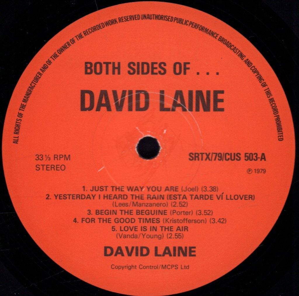 david laine - both sides of... - Lp