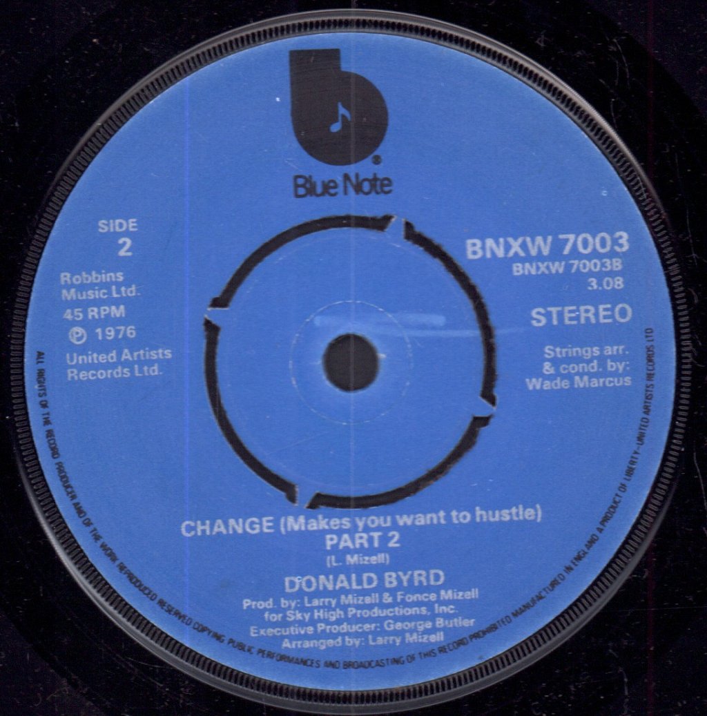 Donald Byrd - Change - 7 Inch