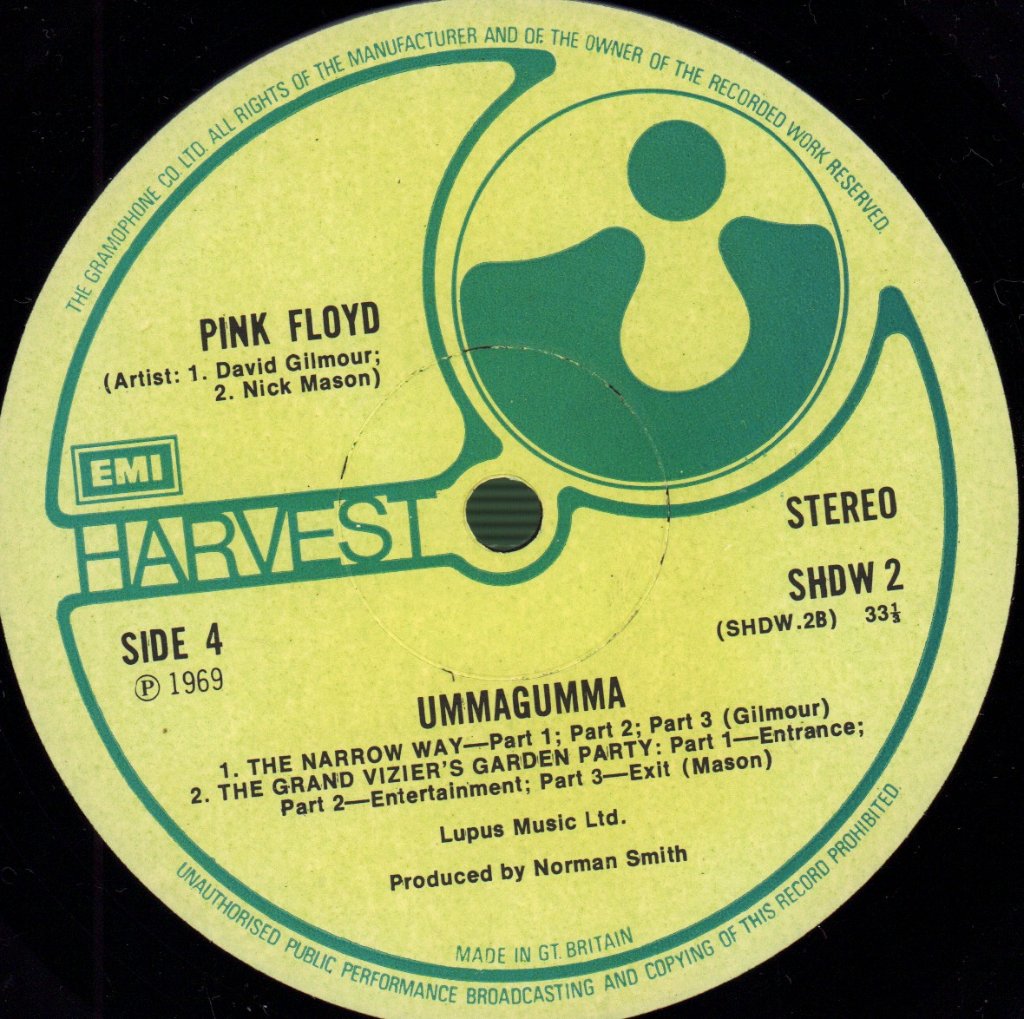 Pink Floyd - Ummagumma - Double Lp