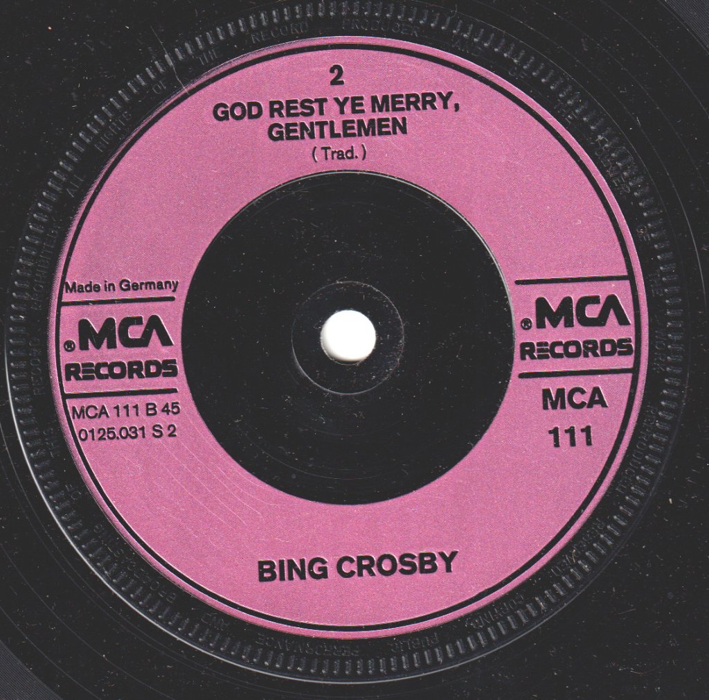 Bing Crosby - White Christmas - 7 Inch