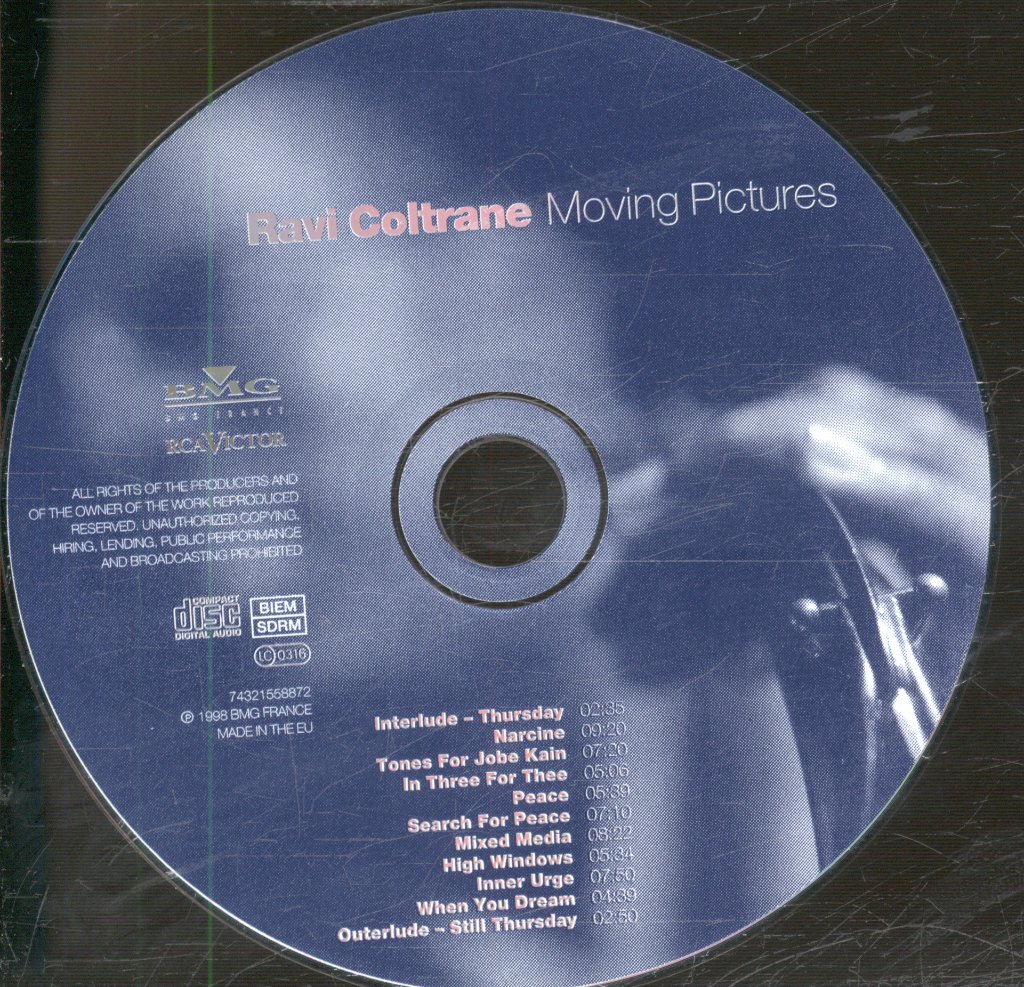 Ravi Coltrane - Moving Pictures - Cd