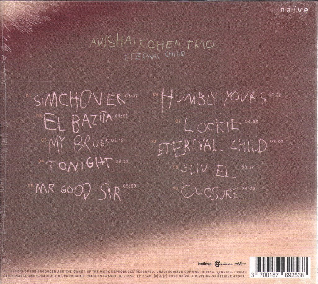 Avishai Cohen Trio - Eternal Child - Cd
