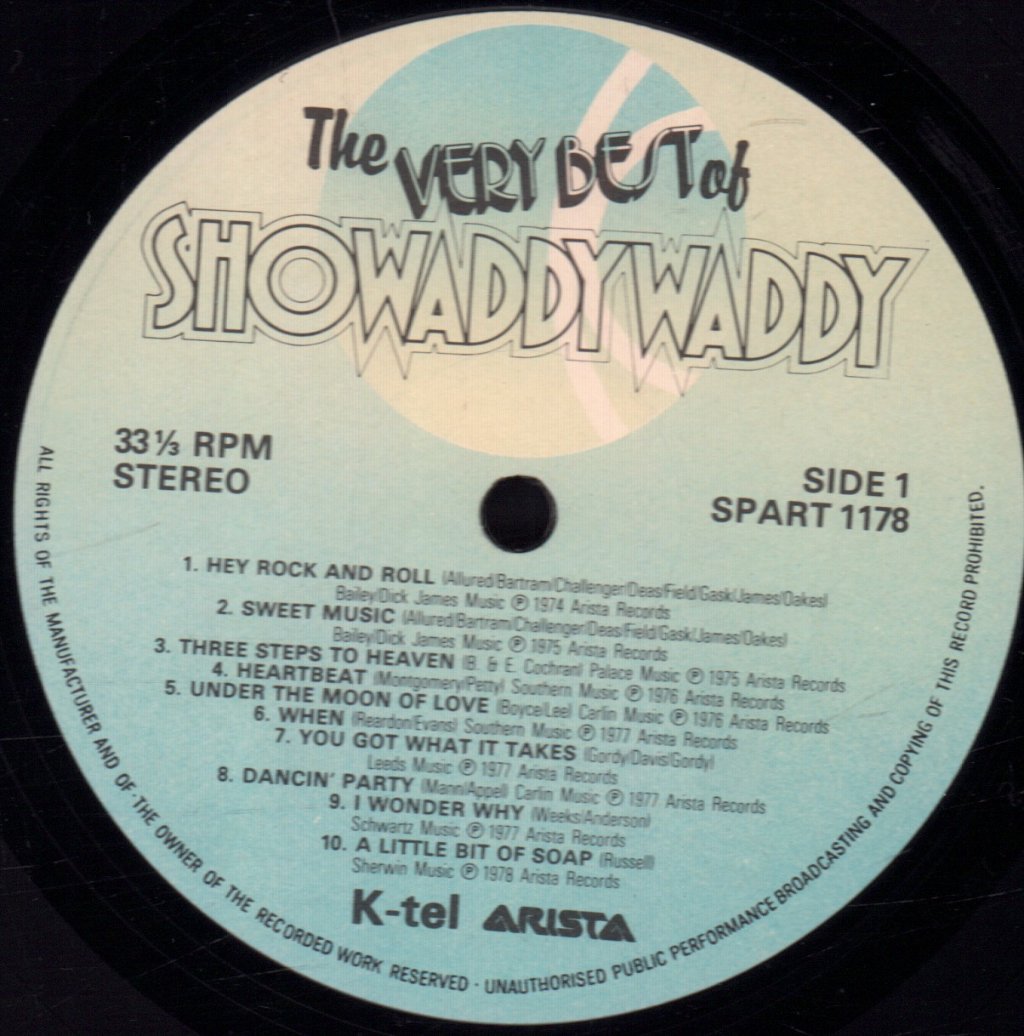 Showaddywaddy - Very Best Of - Lp