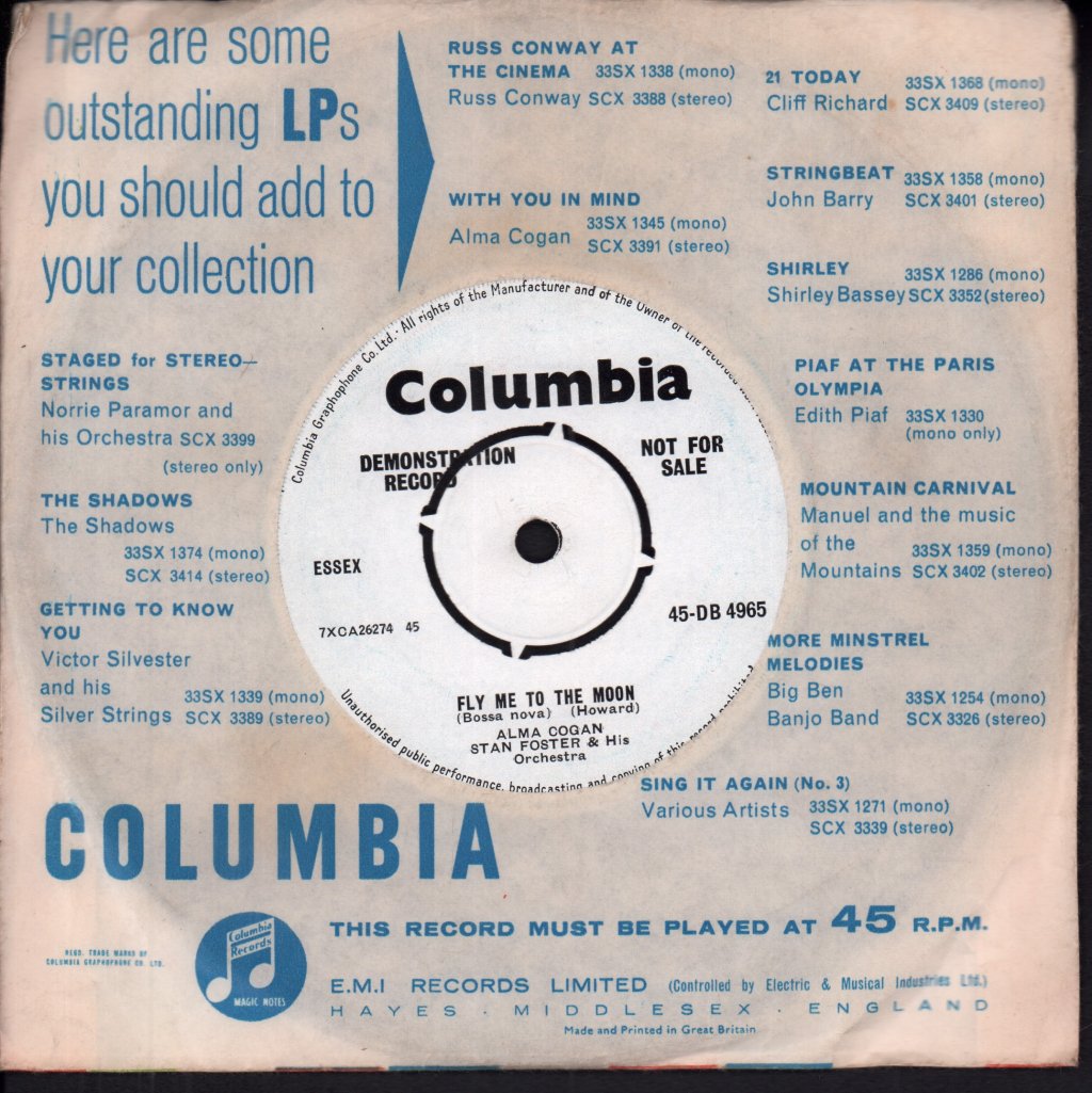 Alma Cogan - Tell Him - 7 Inch