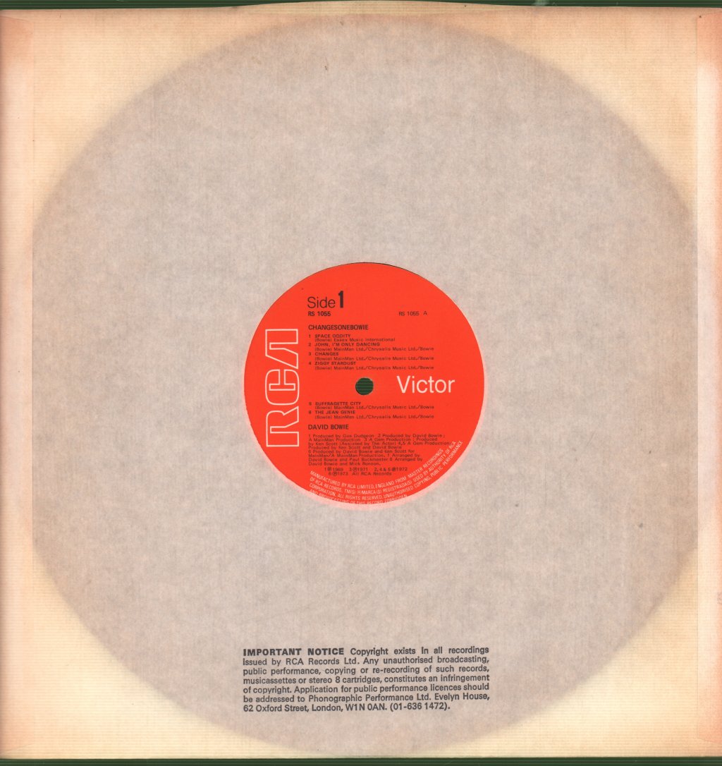 David Bowie - Changes One - Lp