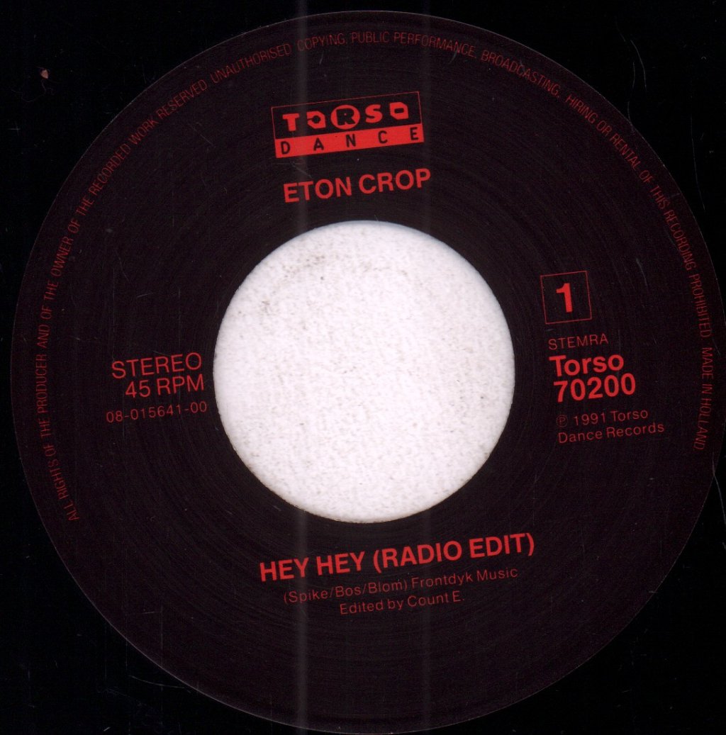 Eton Crop - Hey Hey - 7 Inch