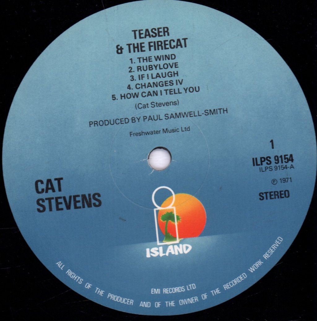 Cat Stevens - Teaser And The Firecat - Lp