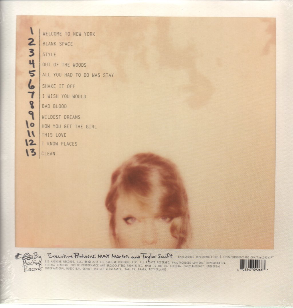 Taylor Swift - 1989 - Double Lp