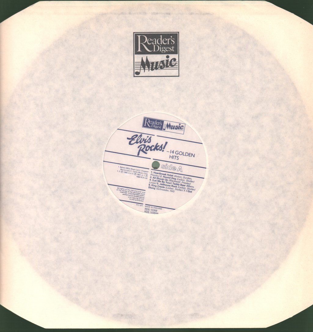 Elvis Presley - Elvis Rocks (14 Golden Hits) - Lp