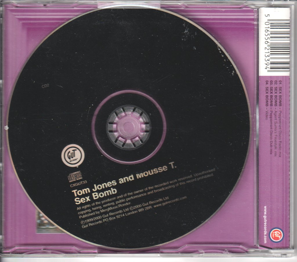 Tom Jones And Mousse T - Sex Bomb - Cd
