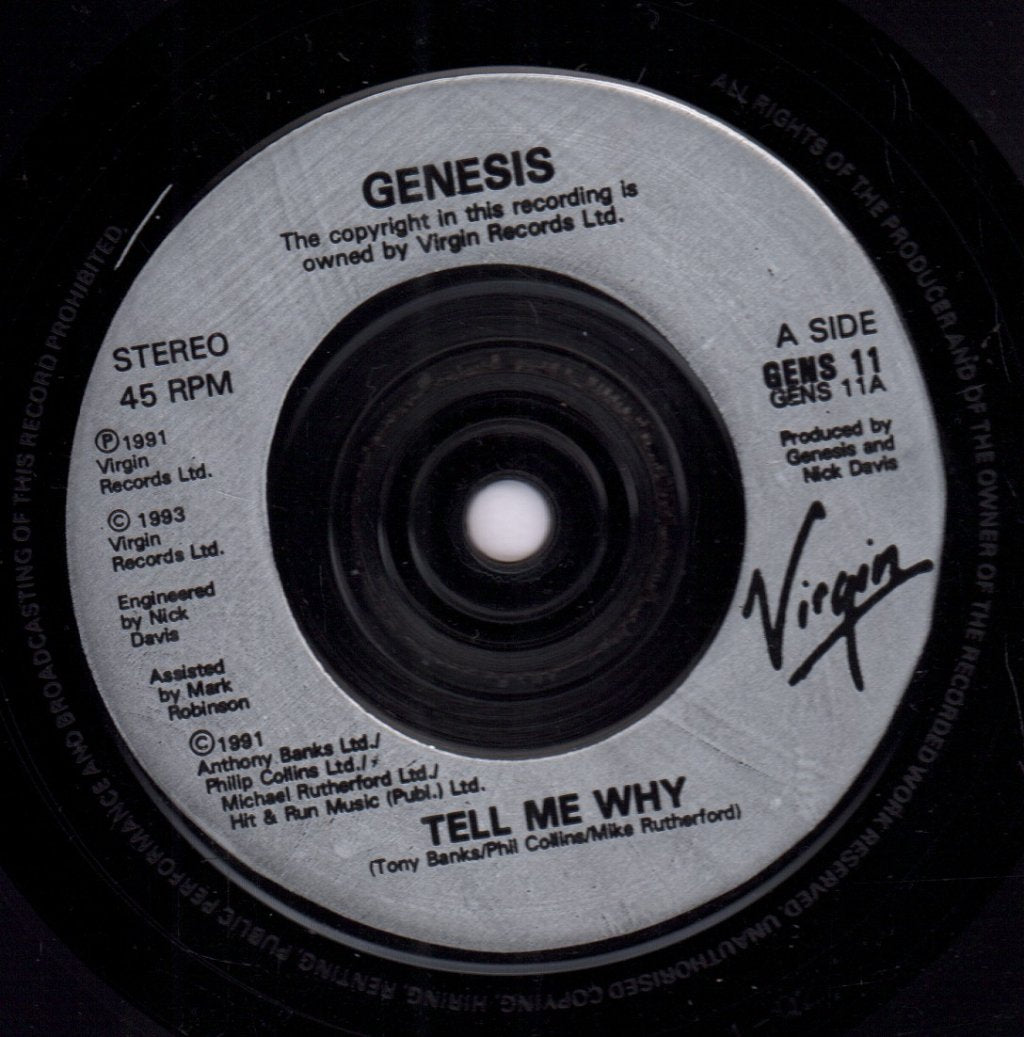 Genesis - Tell Me Why - 7 Inch
