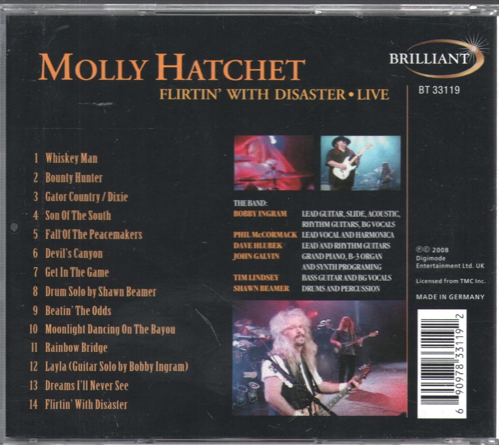 Molly Hatchet - Flirtin' With Disaster Live - Cd