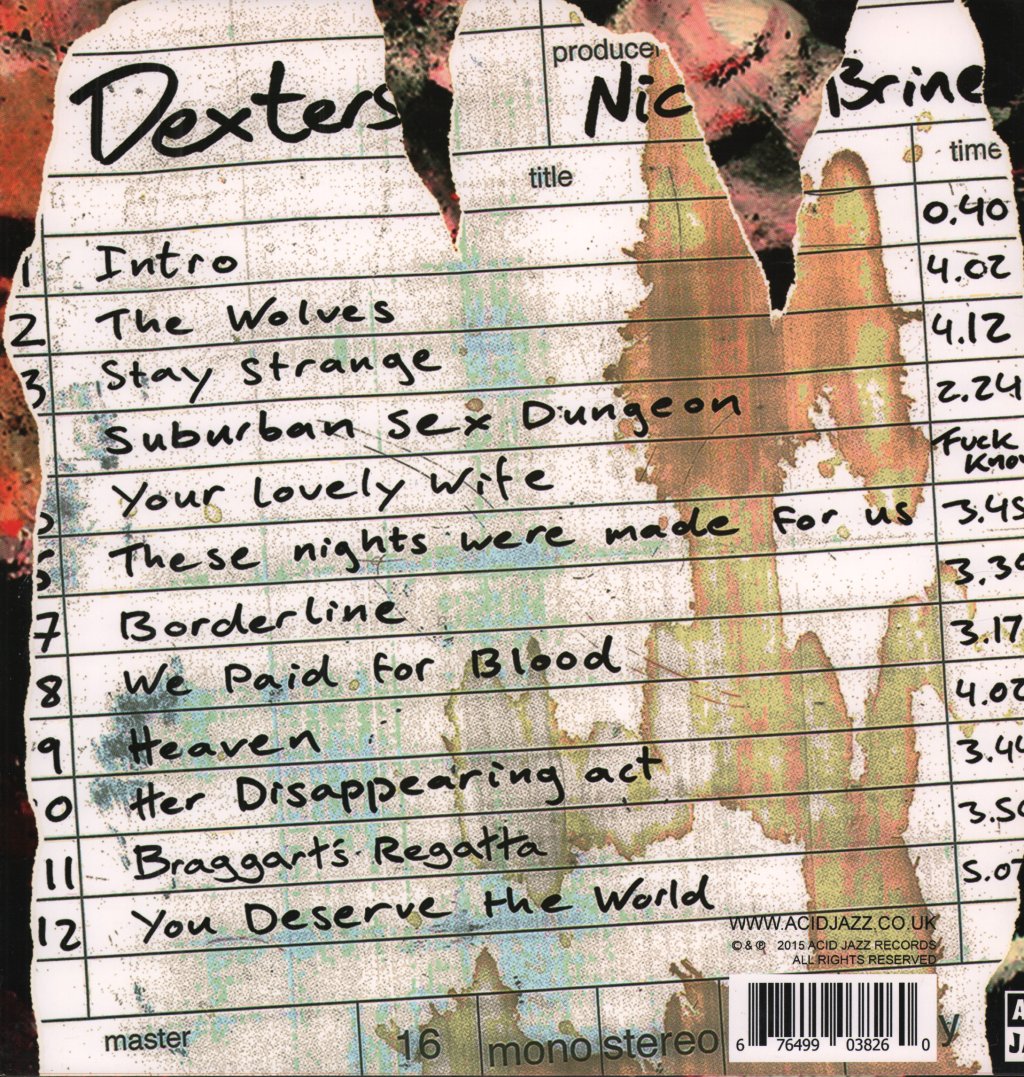 Dexters - We Paid For Blood - Lp