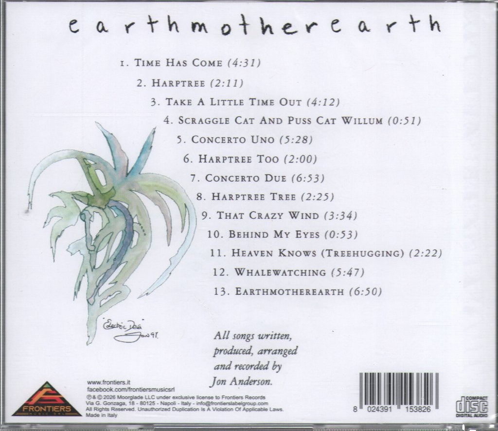 Jon Anderson - Earth Mother Earth - Cd