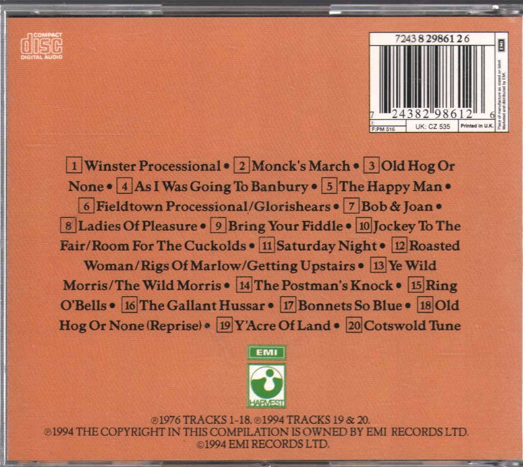 Ashley Hutchings - Son Of Morris On - Cd