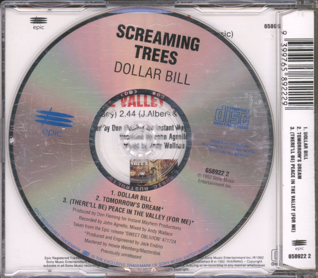 Screaming Trees - Dollar Bill - Cd