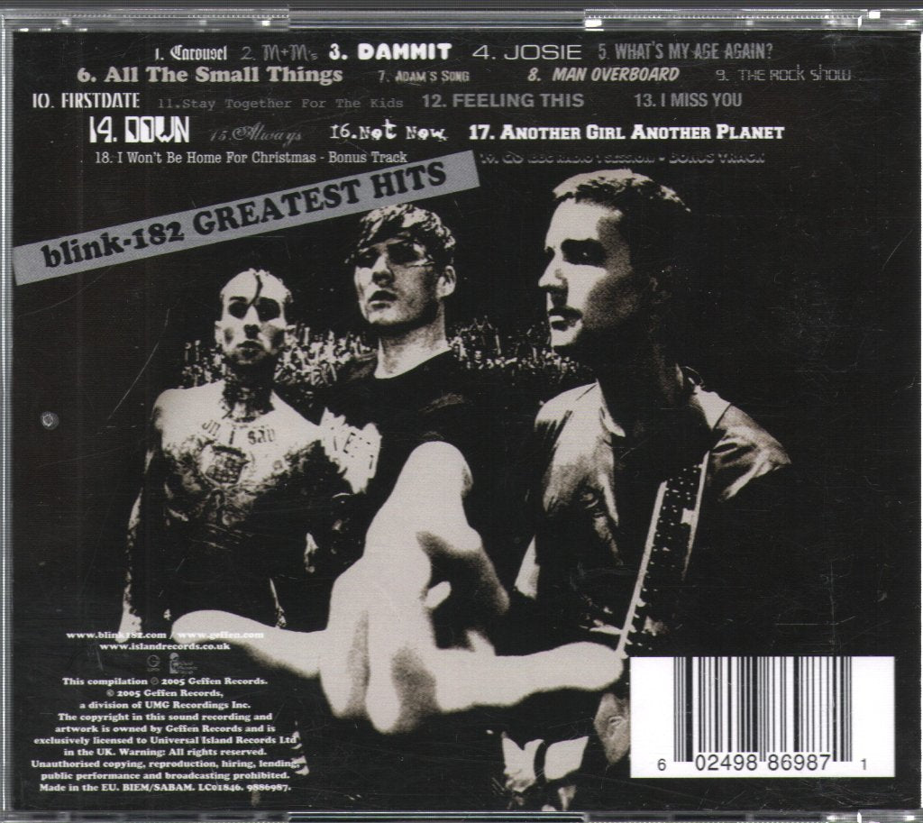 Blink 182 - Greatest Hits - Cd