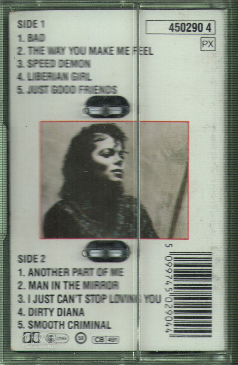 Michael Jackson - Bad - Cassette