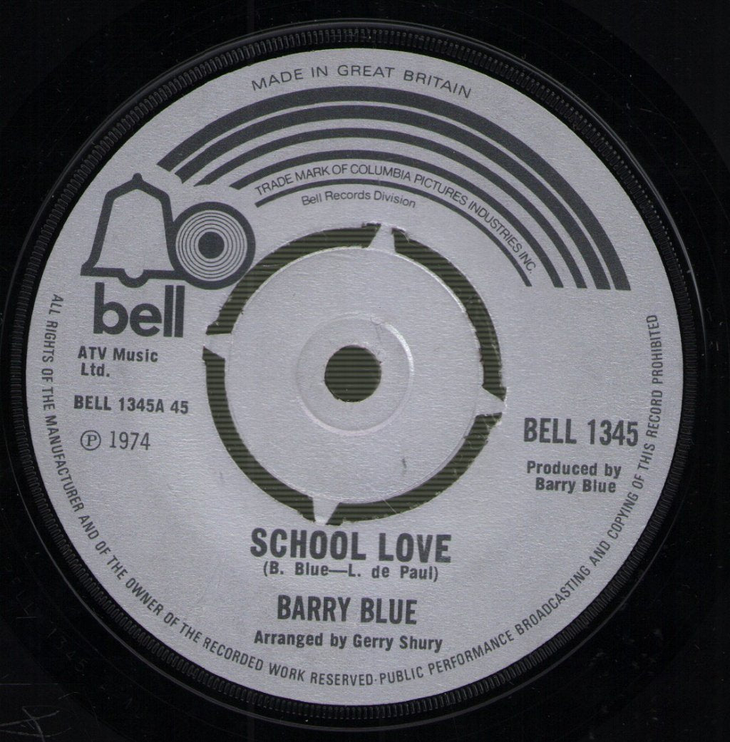 Barry Blue - School Love - 7 Inch
