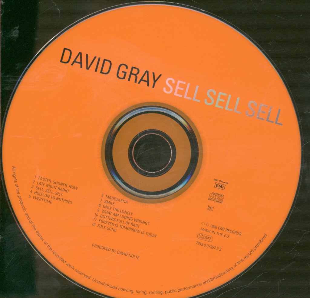 David Gray - Sell, Sell, Sell - Cd