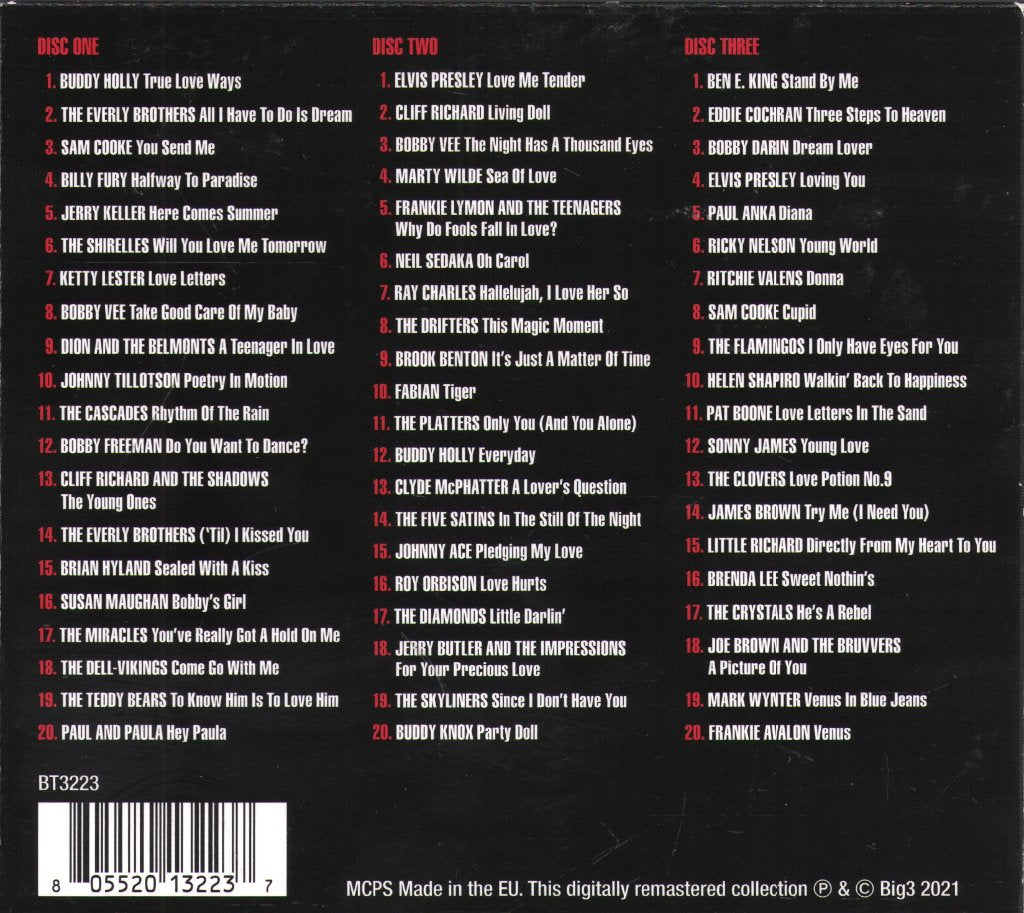 Various Artists - True Love Ways - 60 Classics From The Rock'n'Roll Era - Cd Set