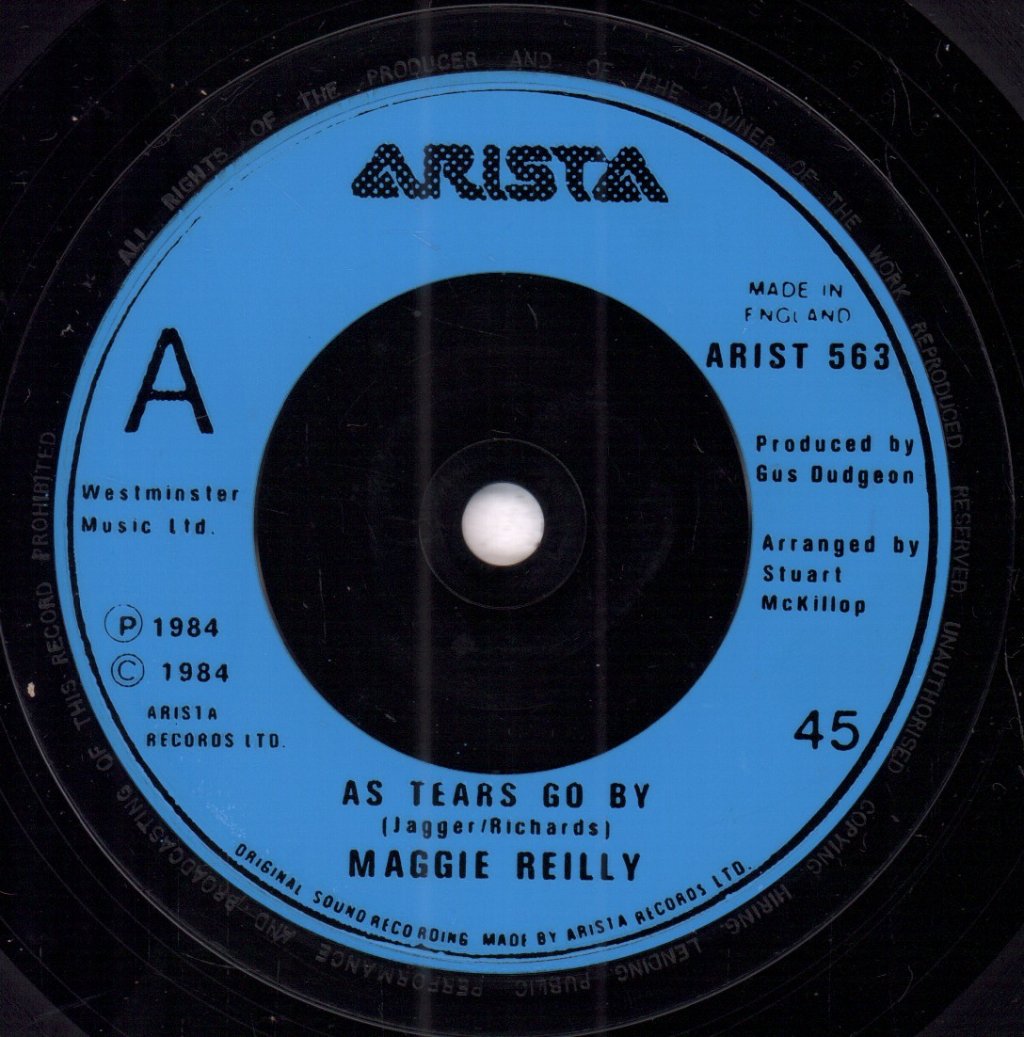 Maggie Reilly - As Tears Go By - 7 Inch